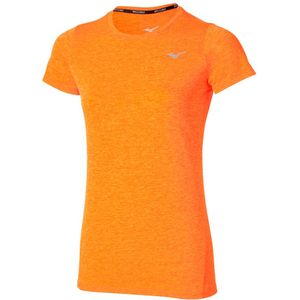 Mizuno Core Impulse Tee Tangelo Dames Maat XS