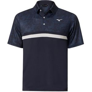 Mizuno QD Hazard ST Polo Zwart Heren Maat S