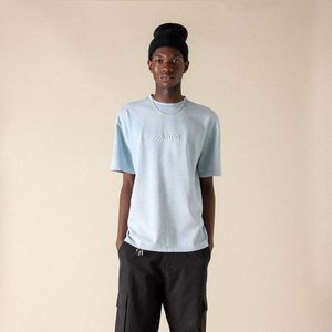 Mizuno MUGEN SPORTSTYLE T-SHIRT Sportstyle schoenen Light Blauw Dames/Heren Maat M