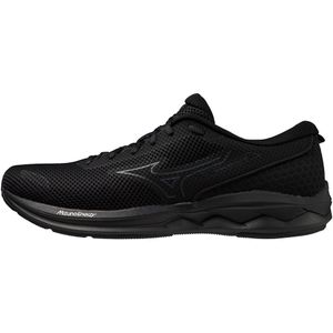 Mizuno WAVE REVOLT 3 Hardloopschoenen Zwart/Ebony/Zwart Dames/Heren Maat 42