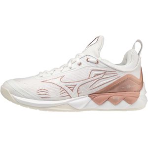 Mizuno WAVE LUMINOUS 2 Volleybalschoenen Wit/Rose/SnowWit Dames Maat 41