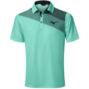 Mizuno Elite Fade Polo Ice Groen Heren Maat S