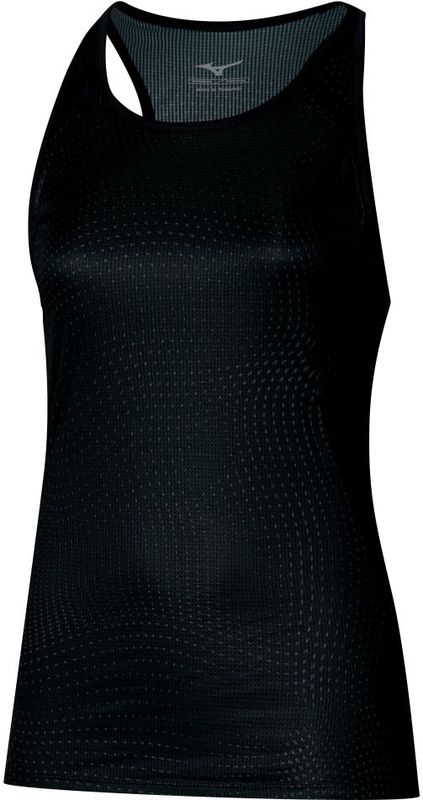 Mizuno - DRYAEROFLOW GRAPHIC TANK - Tanktop - Zwart