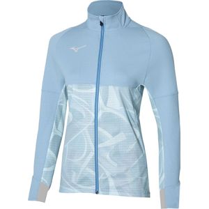 Mizuno PARIS ATHLETE HYBRID WARM UP JACKET Glacier lake Dames Maat XS