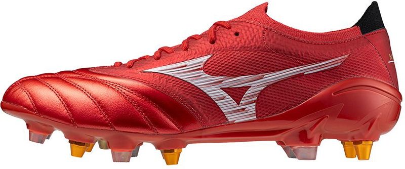 Mizuno MORELIA NEO IV BETA JAPAN MIX Voetbalschoenen MORELIA 40th Rood/Wit/Zwart Dames/Heren Maat 40