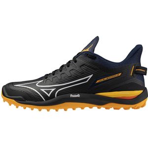 Mizuno WAVE LEOPARDUS Hockeyschoenen Zwart/Wit Dames/Heren Maat 38