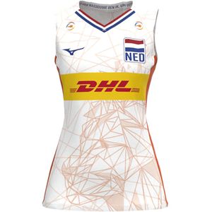 Mizuno Nevobo Volleyball Match White Shirt Women Volleybalschoenen Wit Dames Maat XL