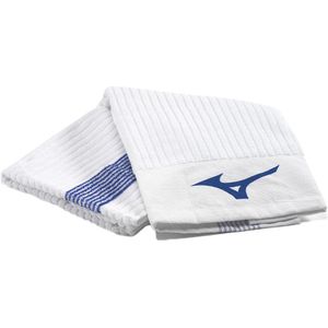 Mizuno RB Retro Stripe Towel Wit Dames/Heren Maat One Size