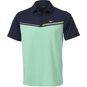 Mizuno Elite Bloc Polo Ice Groen Heren Maat S