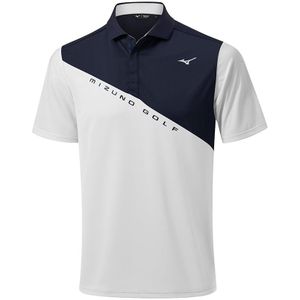 Mizuno Trace Polo Wit Heren Maat S