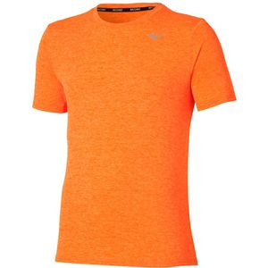 Mizuno Core Impulse Short Sleeve Tee Tangelo Heren Maat S