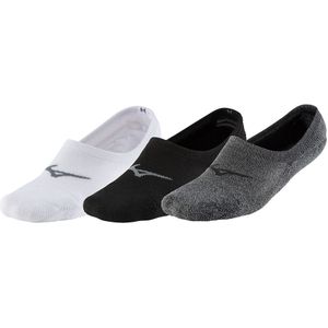 Mizuno Super Short Socks 3P Wit Dames/Heren Maat M