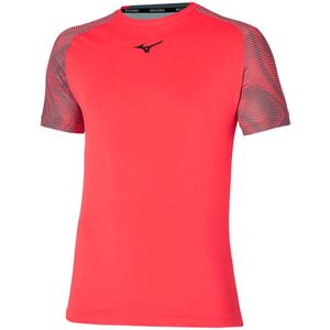 Mizuno Charge Shadow Tee Radiant Rood Heren Maat M