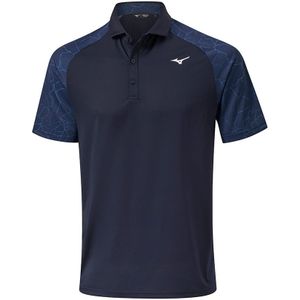 Mizuno Fragma Drop Polo Navy Heren Maat S