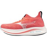 MIZUNO NEO ZEN Hardloopschoenen Striking Coral/Wit/Baritone Blauw Dames Maat 37