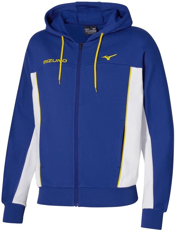 ATHLETICS MIZUNO SWEAT JACKET Bellwether blue Heren Maat S