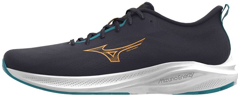 Mizuno ENERZY RUNNERZ 2 Hardloopschoenen Baritone Blauw/Citrus/Capri Bre Dames/Heren Maat 38