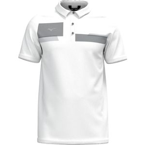 Mizuno Interlock Polo Wit Heren Maat S