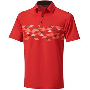 Mizuno Checker Polo Shirt Heren Maat S