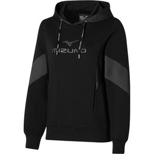Mizuno - Hoody - Zwart - Polyester