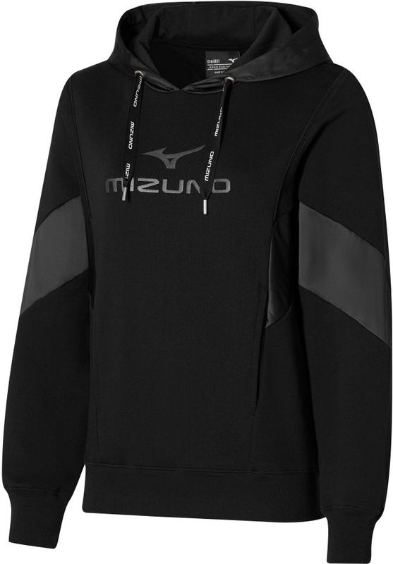 Mizuno - Hoody - Zwart - Polyester