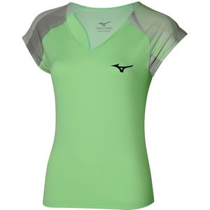 Mizuno - T-shirt - Techno Groen - Lichtgewicht Stretchable Stof