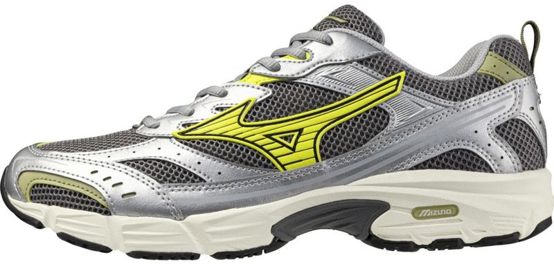 Mizuno - MXR Sport - Sneakers - Grijs/Zilver - Mesh/Imitatieleer