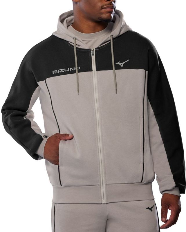 ATHLETICS MIZUNO SWEAT JACKET Paloma Heren Maat S