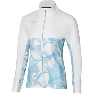 Mizuno PARIS ATHLETE HYBRID WARM UP JACKET Plein air Dames Maat XS