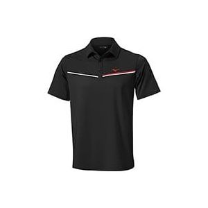 Mizuno Elite Bloc Polo Zwart Heren Maat XXL