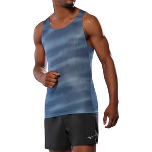 Mizuno DRYAEROFLOW GRAPHIC TANK Citadel Heren Maat XL