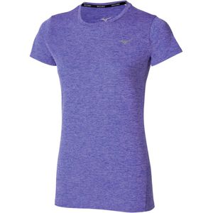 Mizuno Core Impulse Tee Iris Bloom Dames Maat XS