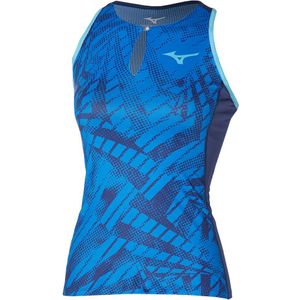 Mizuno MUGEN PRINTED TANK Mugen blue Dames Maat S
