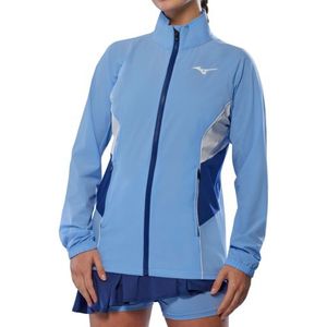 Mizuno FRONTIER SHADOW JACKET Bel Air Blauw Dames Maat S