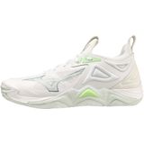 Mizuno WAVE MOMENTUM 3 Volleybalschoenen Wit/GRidge/PatinaGroen Dames Maat 40,5