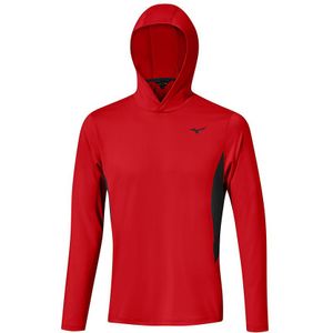 Mizuno G-Style Hoodie Rood Heren Maat S