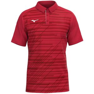 Mizuno Chiba Polo Men Rood Heren Maat S