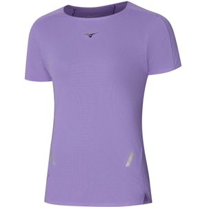 Mizuno TECH LIGHT T-SHIRT Hardloopschoenen Paisley purple Dames Maat S