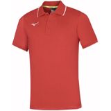 Mizuno - Fitnesspolo - Rood/Wit - Katoen