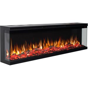 EVIQ - Panama - Elektrische Sfeerhaard - Platina - 152 cm