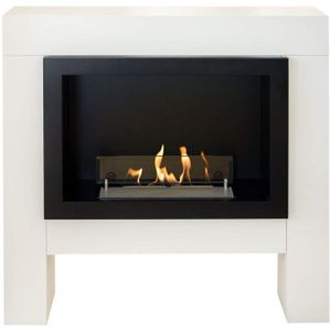 Bio Ethanol Haard - Zwart - Staal