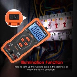 Das NJTY T21G Mini-Smart-Multimeter 6000 zählt das echte RMS-Universalmessgerät