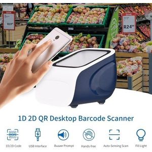 1D 2D QR Desktop Barcode Scanner