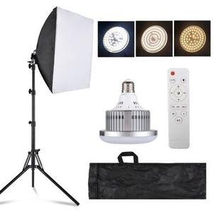 Andoer Studio Fotografie Licht Kit Softbox Beleuchtung Set