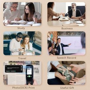 Peripage Wörterbuch Übersetzung Scannen Stift D2s Mobile Scanner Übersetzer 112 Sprache Stimme Übersetzen Gerät für Chinesisch/Englisch/Japanisch/Koreanisch