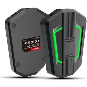 HXSJ P6 Tastatur- und Mausadapter Tragbarer Mäusekonverter Ersatz für N-Switch PS4 PS3 XBox One 360 mit vierfarbigem Atemlicht
