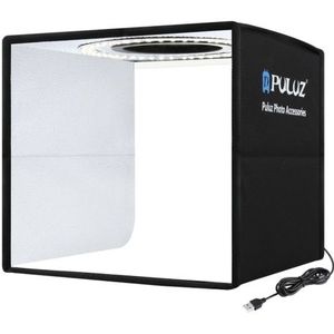 PULUZ Soft Box Set Tragbare Faltfotobeleuchtung Modifikator Fotografie Zeltbox mit 12 Farben Hintergrund