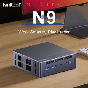 Ninkear Leistungsstarke Mini-PC-Mini-Computer mit Intels N95-Prozessor der 12. Generation 8 GB DDR4 256 GB SSD 4K UHD-Grafik Bester Mini-Host