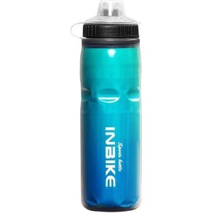 INBIKE Isolierte Mountainbike Wasser Flasche BPA FREI Radfahren und Sport Squeeze Flasche mit Staub Abdeckung