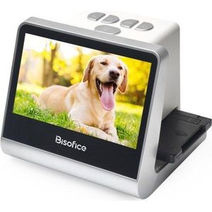 Bisofice Film und Dia Scanner 5 Zoll LCD-Bildschirm 16GB Speicher freie APP